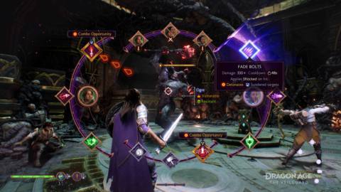 The ability wheel in Dragon Age: The Veilguard.