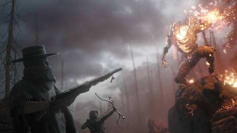 Hunt: Showdown’s tradition of dropping horrifying little freaks into the Wild West continues with the ‘Hellborn,’ a roaming fire demon that hurls molten lava balls