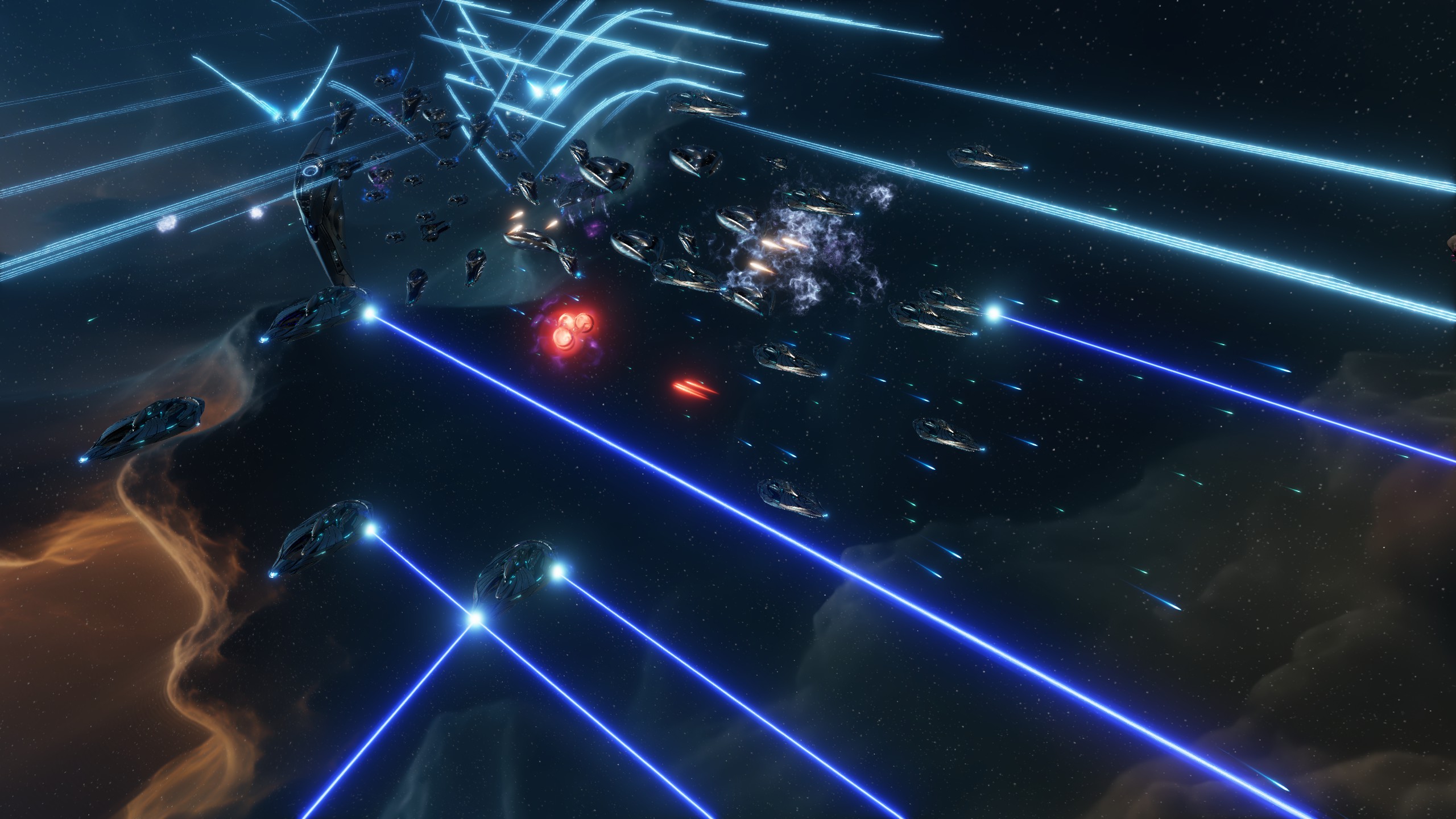 Fleets fighting