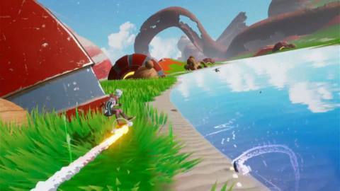 Star Overdrive is a rad-looking sci-fi hoverboard game, announced at the Nintendo Direct