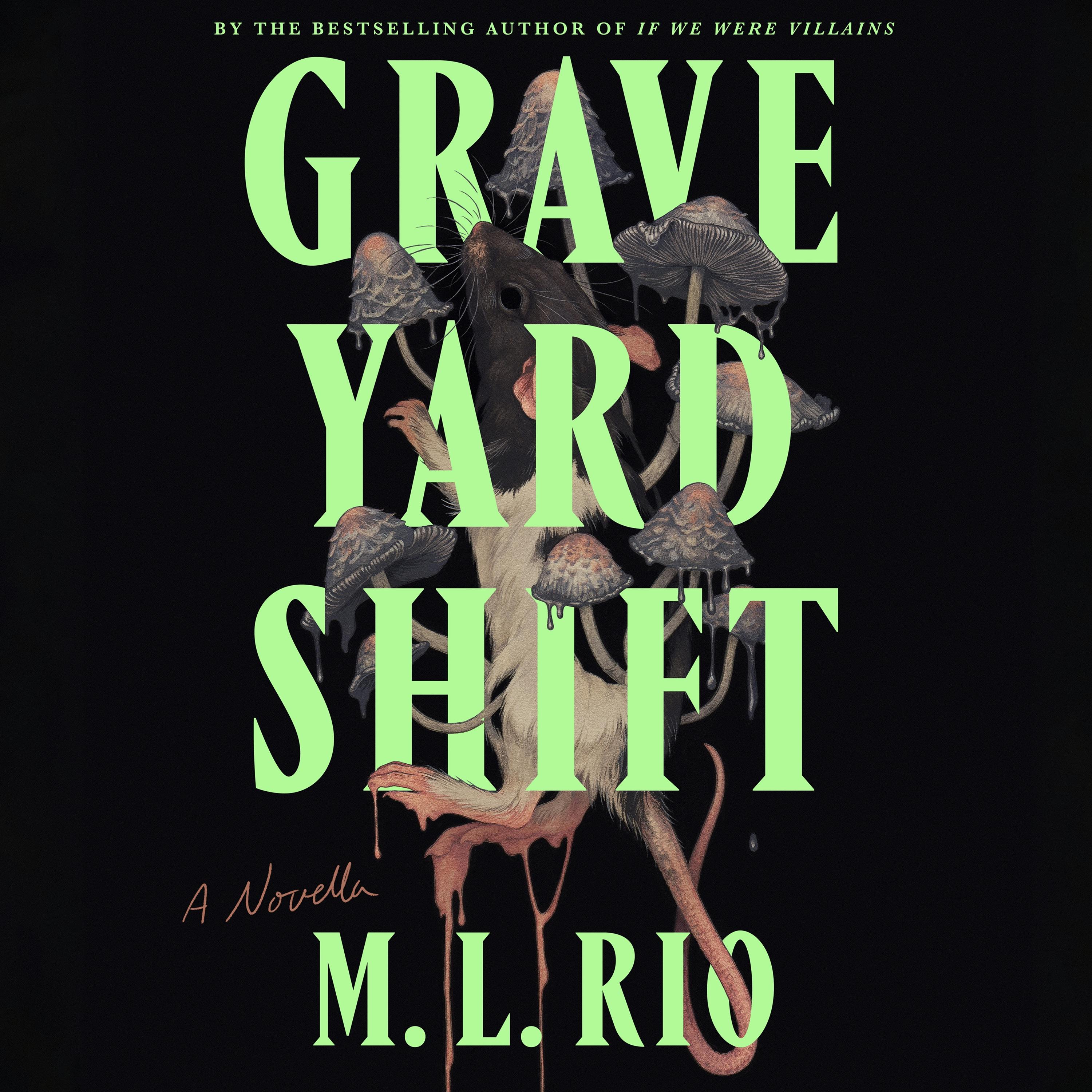 The cover of Graveyard Shift, which features a rat with mushroom growing out of it 