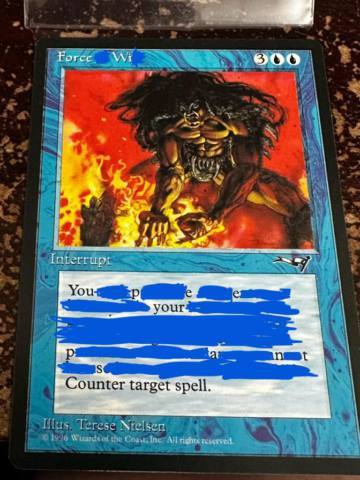 To hell with resale value, Magic: The Gathering is better when you bust out a permanent marker and draw on the cards