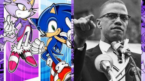 We can thank Hideki Naganuma for putting Malcolm X in a Sonic game