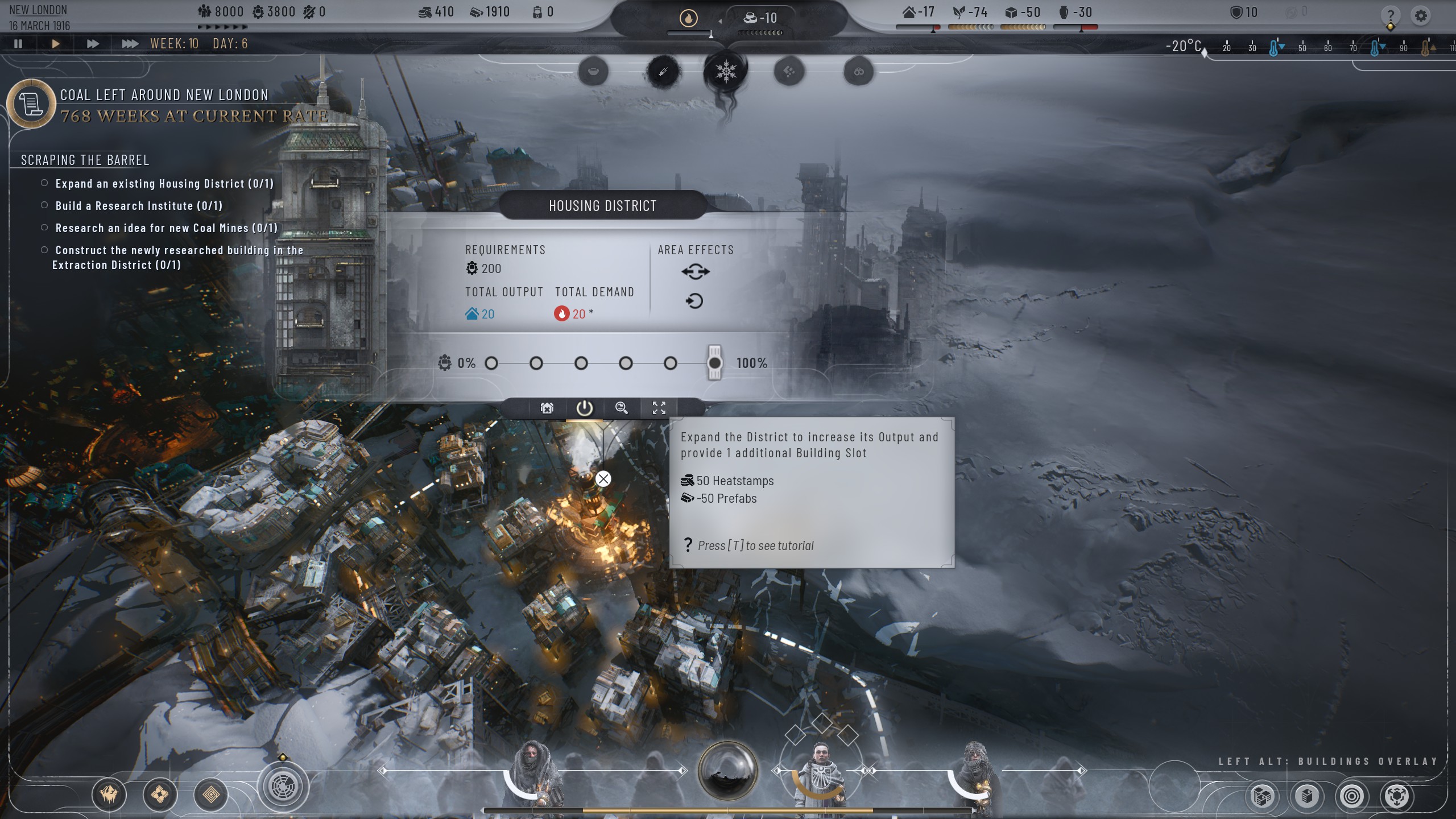 Frostpunk 2 tips - Expanding district