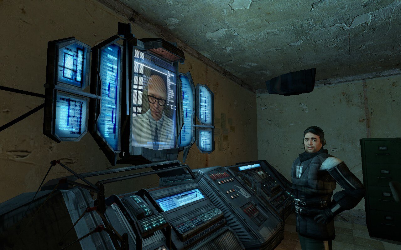 Gordon Freeman gets a warm welcome from friends in Half-Life 2 Gordon Freeman gets a warm welcome from friends in Half-Life 2