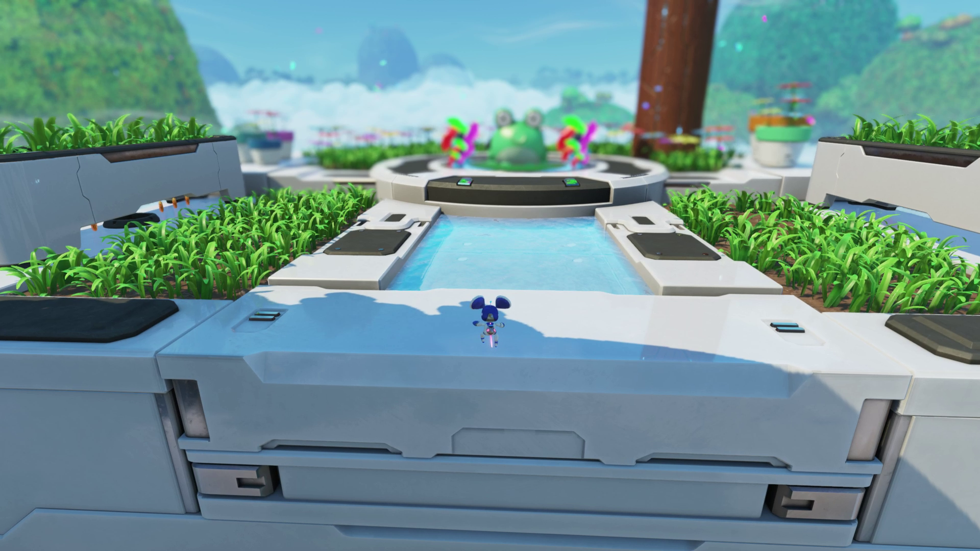 Astro searches for the hidden level in Downsize Surprise in Astro Bot