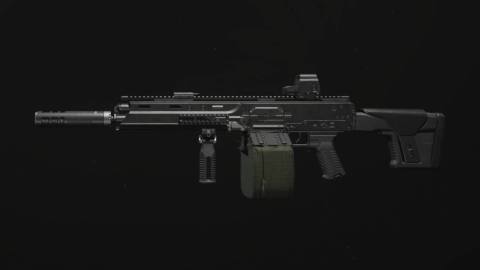 The Kastov LSW in Modern Warfare 3 over a black background