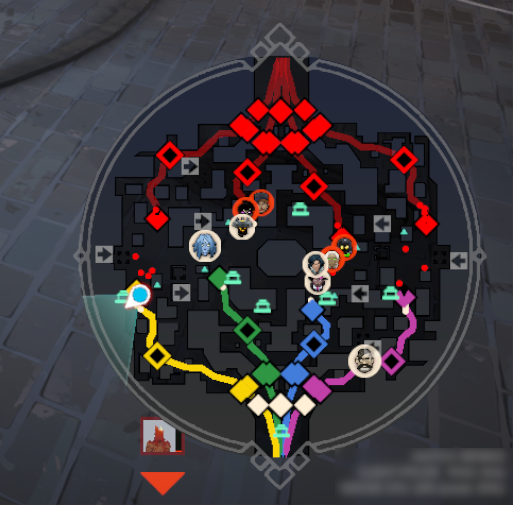 An image of the new minimap in Deadlock, which looks much nicer.