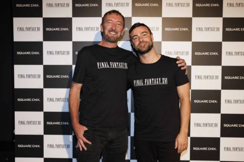 Ralph Ineson (L) and Ben Starr (R) attend Final Fantasy XVI PC Launch event, London. Picture date: Monday September 16 2024. PA Photo. Final Fantasy XVI comes to PC platforms, including Steam and Epic Games Store, on September 17. Photo credit should read: Belinda Jiao/PA Media Assignments