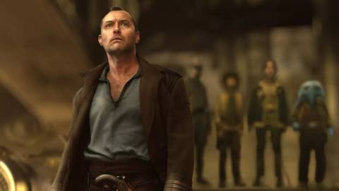 Star Wars: Skeleton Crew reveals Jude Law as a gun-toting Jedi and Jaleel White as an annoyed pirate