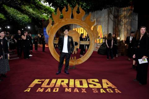 Kojima at the Furiosa: A Mad Max Saga premiere red carpet