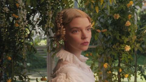 A close-up shot of Anya Taylor-Joy in Emma. (2020).