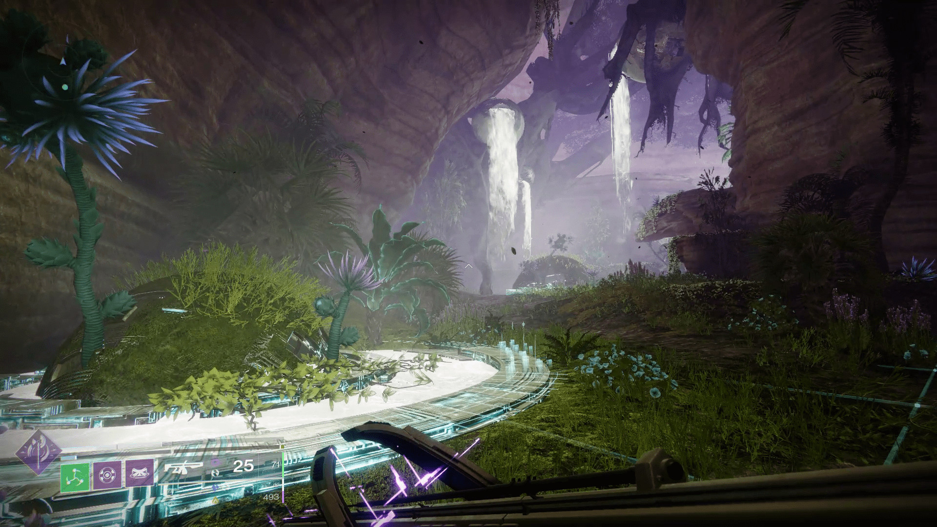 A Guardian hunts down purple anomalies in the Encore Exotic mission in Destiny 2 A Guardian hunts down purple anomalies in the Encore Exotic mission in Destiny 2