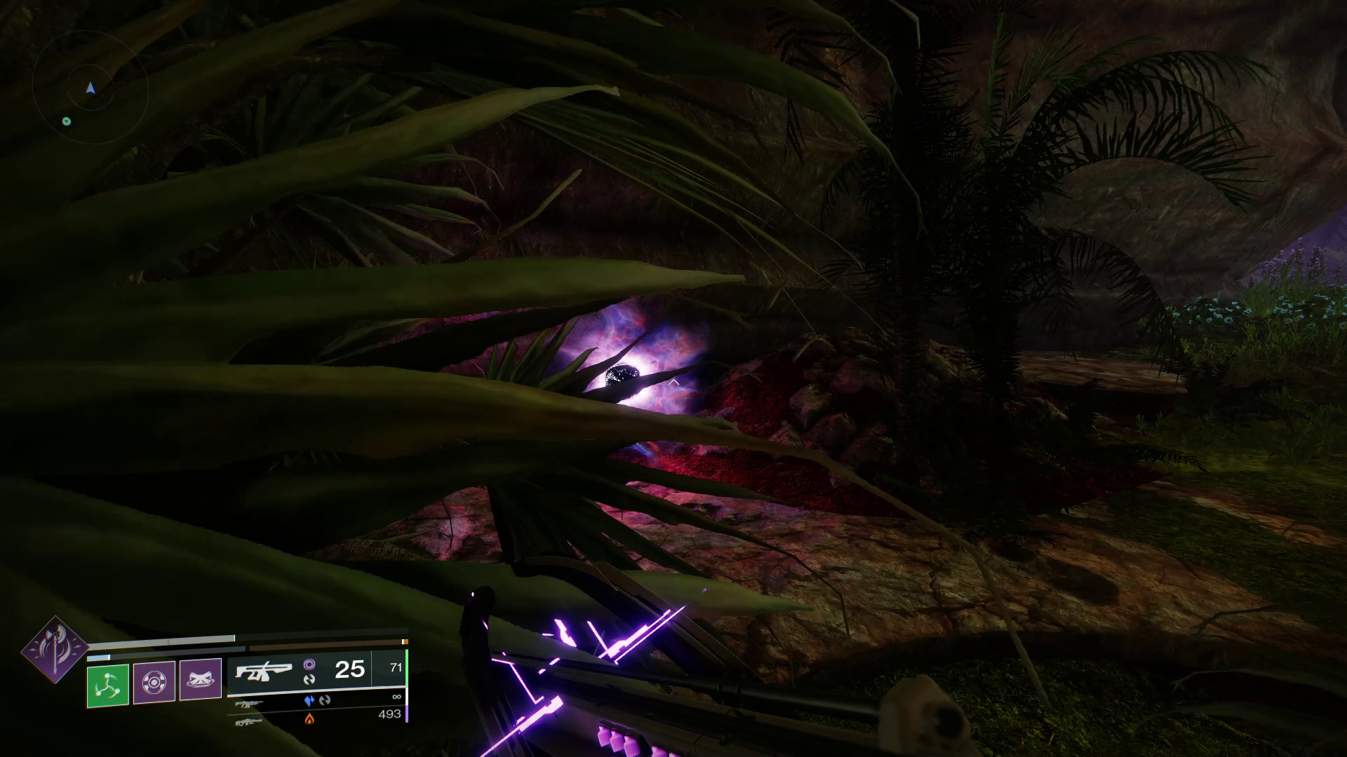 A Guardian hunts down purple anomalies in the Encore Exotic mission in Destiny 2 A Guardian hunts down purple anomalies in the Encore Exotic mission in Destiny 2