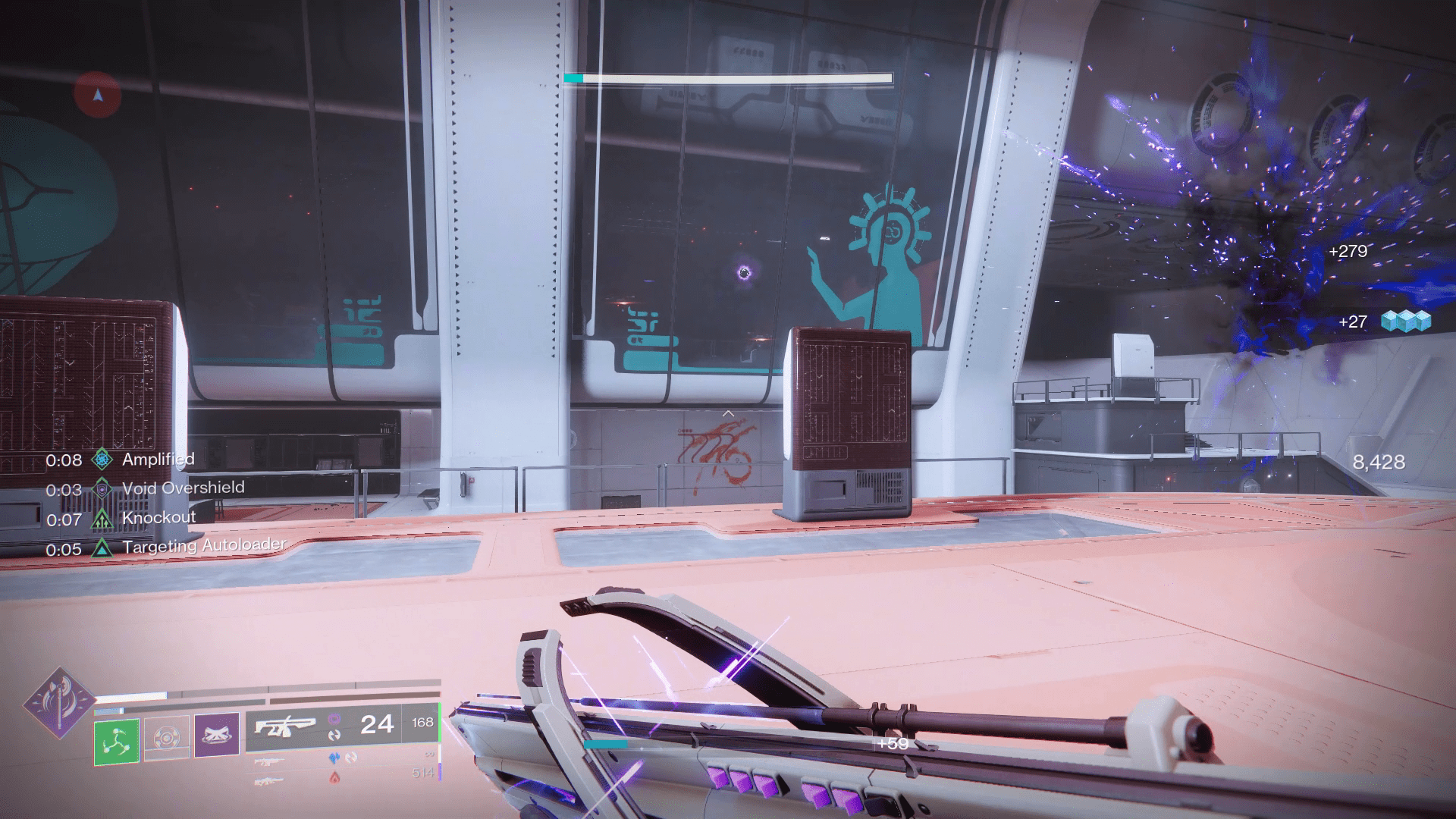 A Guardian hunts down purple anomalies in the Encore Exotic mission in Destiny 2 A Guardian hunts down purple anomalies in the Encore Exotic mission in Destiny 2