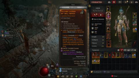 Diablo 4 Runewords - Two runes on a piece of gear