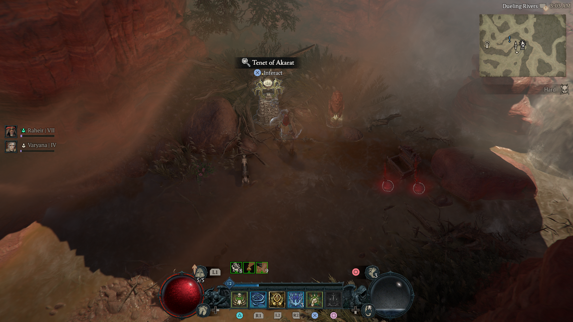 A Spiritborn goes after a Tenet of Akarat in Diablo 4: Vessel of Hatred