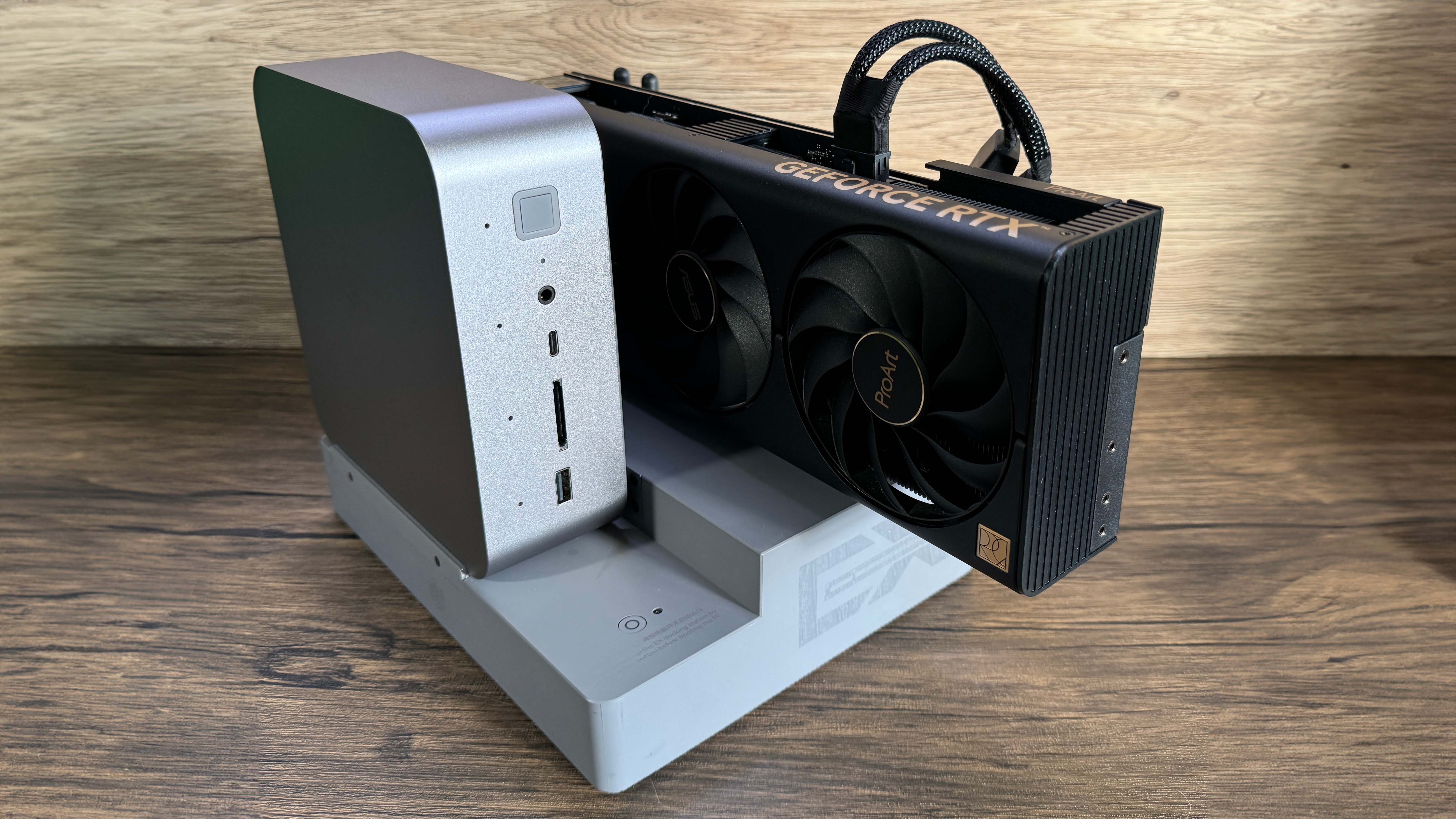 Beelink GTi 12 mini PC with RTX 4070 Ti in Ex Docking Station