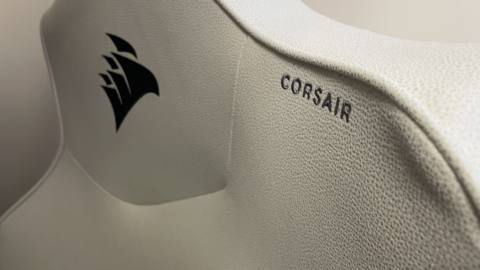 Corsair TC500 Luxe gaming chair logo