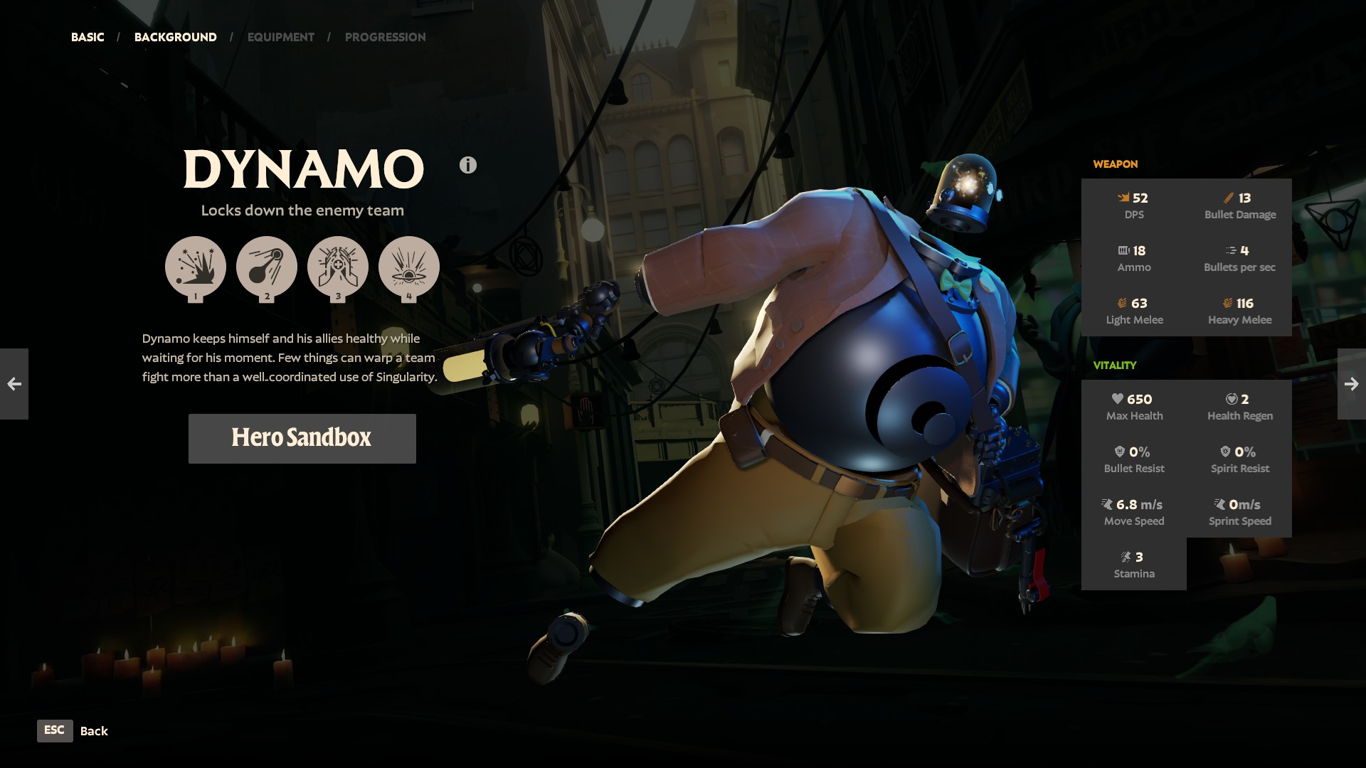 Dynamo in Valve's MOBA Deadlock