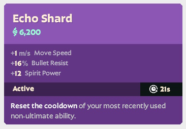 Deadlock active items - Echo Shard