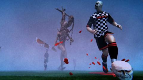 FEAR FA 98 is a weird indie lovechild of footy and Silent Hill that’ll let you summon demons and kick about severed heads, and it looks like a terrifyingly chaotic laugh