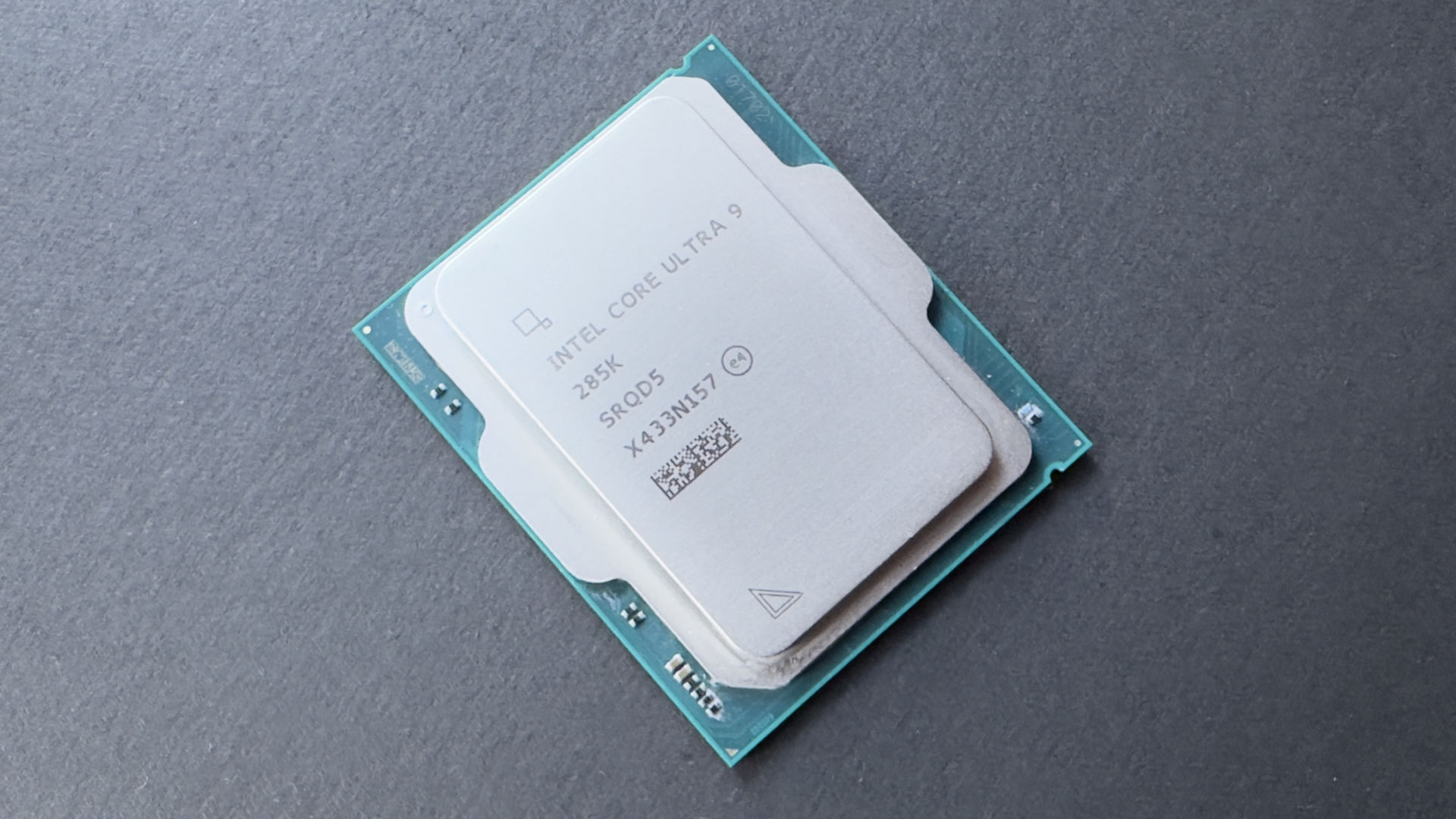 A photo of an Intel Core Ultra 9 285K processor