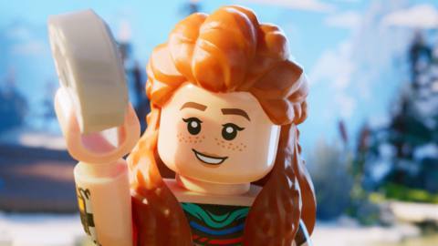 Lego Horizon Adventures lets Aloy find her sense of humour, with the help of some exploding hot dogs