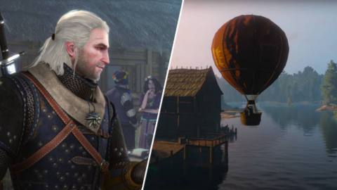 This new Witcher 3 mod sends Geralt on a hot air balloon adventure to a mysterious “Whispering Island”, and here’s hoping we’ll get to see it reach its full potential