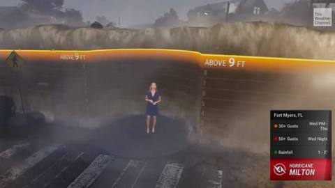 This Unreal Engine-Powered Hurricane Milton Storm Surge Simulator Is Terrifying