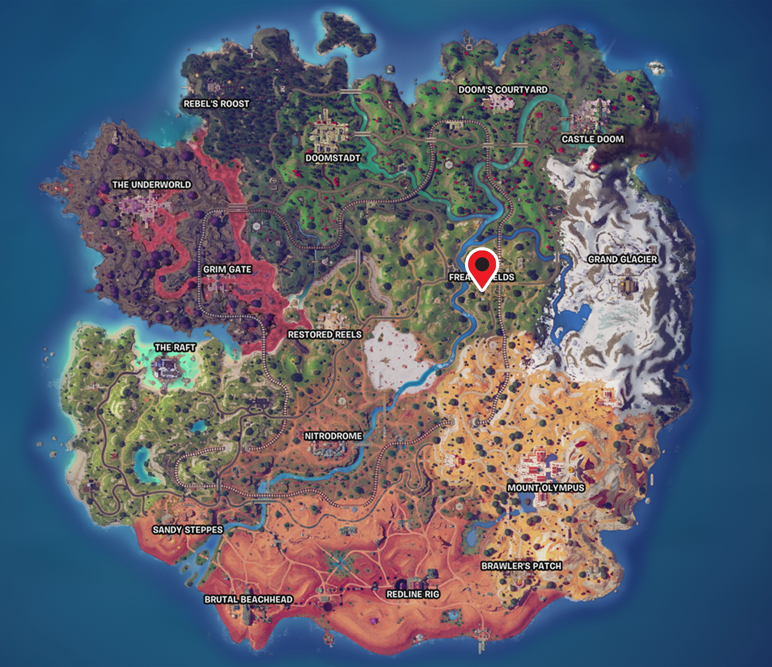 Fortnite Fortnitemares Billy location map