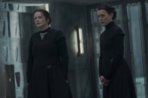 Mother Superior Valya (Emily Watson) and Reverend Mother Tula (Olivia Williams) 