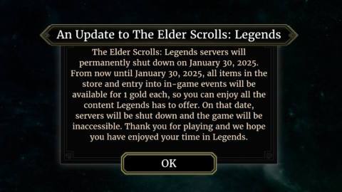 Another game is disappearing from Steam: Five years after its last update, Bethesda is closing its Elder Scrolls card game