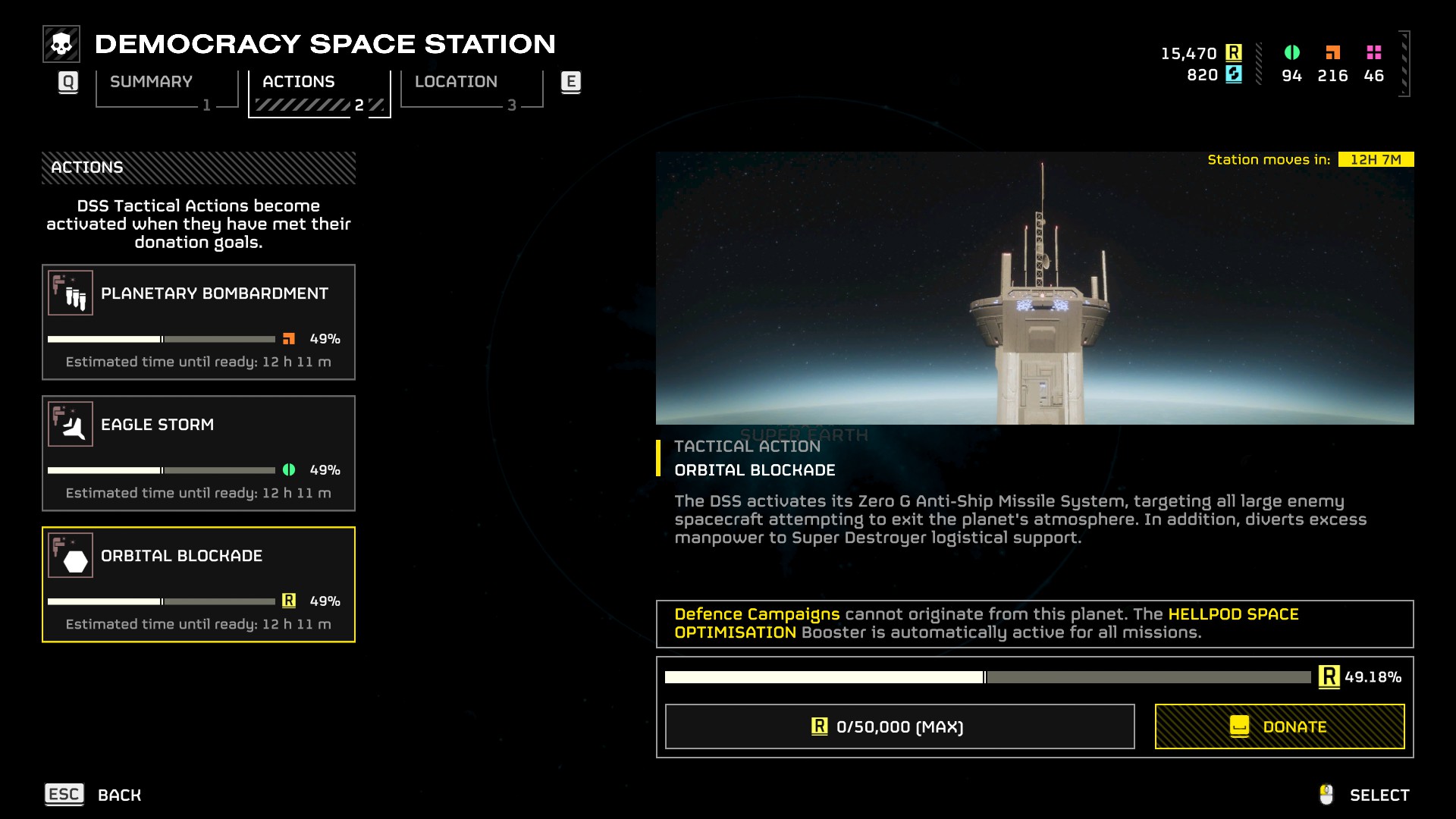 An assorted set of images displaying the new Democracy Space Station feature in Helldivers 2.