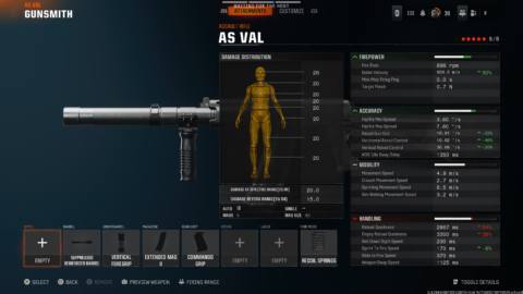 Black Ops 6 AS Val loadout - Attachments