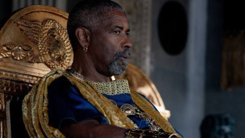 Denzel Washington says he had a gay kiss in Gladiator 2 that was probably cut because “they weren’t ready for that yet”