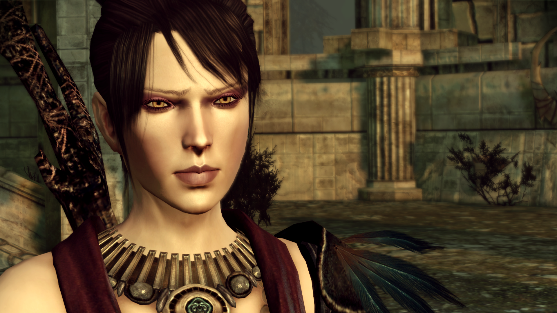 Morrigan, the Witch of the Wilds, in Dragon Age: Origins