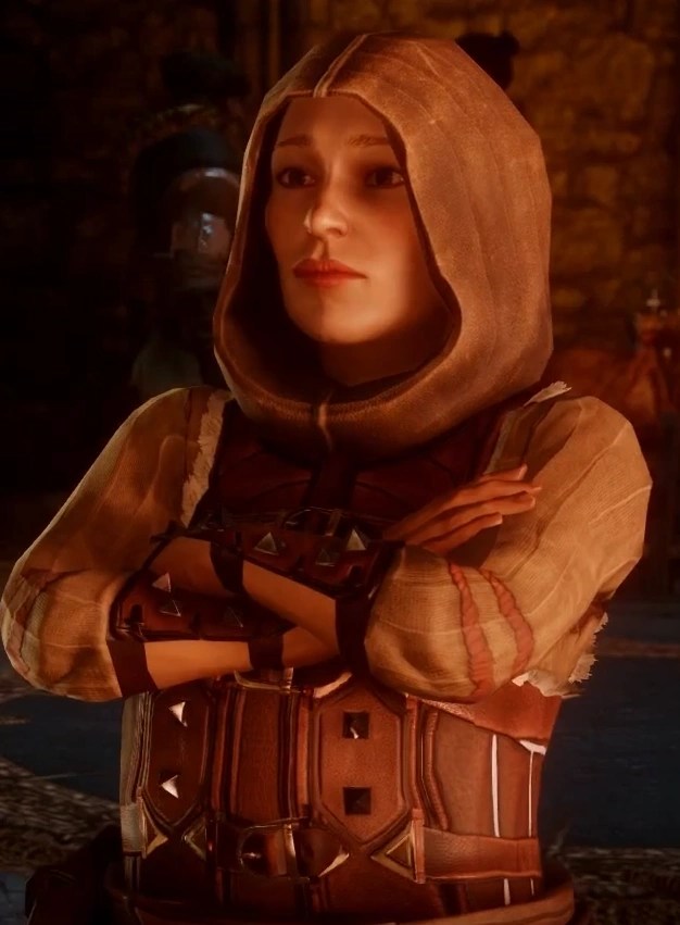 Bianca Davri, a dwarf character, as seen in Dragon Age: Inquisition.