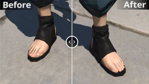 Final Fantasy 14’s upcoming patch promises improved ‘character toe detail’ across 118 footwear items