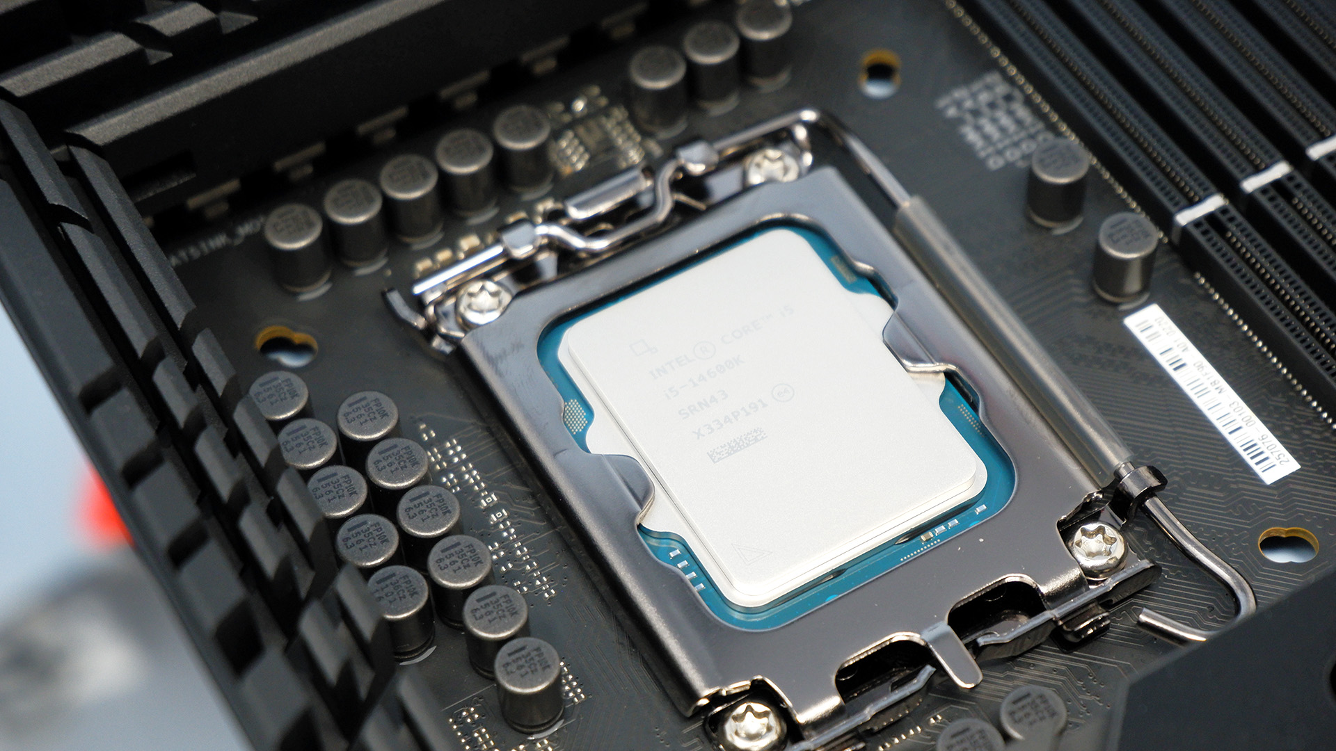 Intel Core i5 14600K inside a Z790 motherboard.