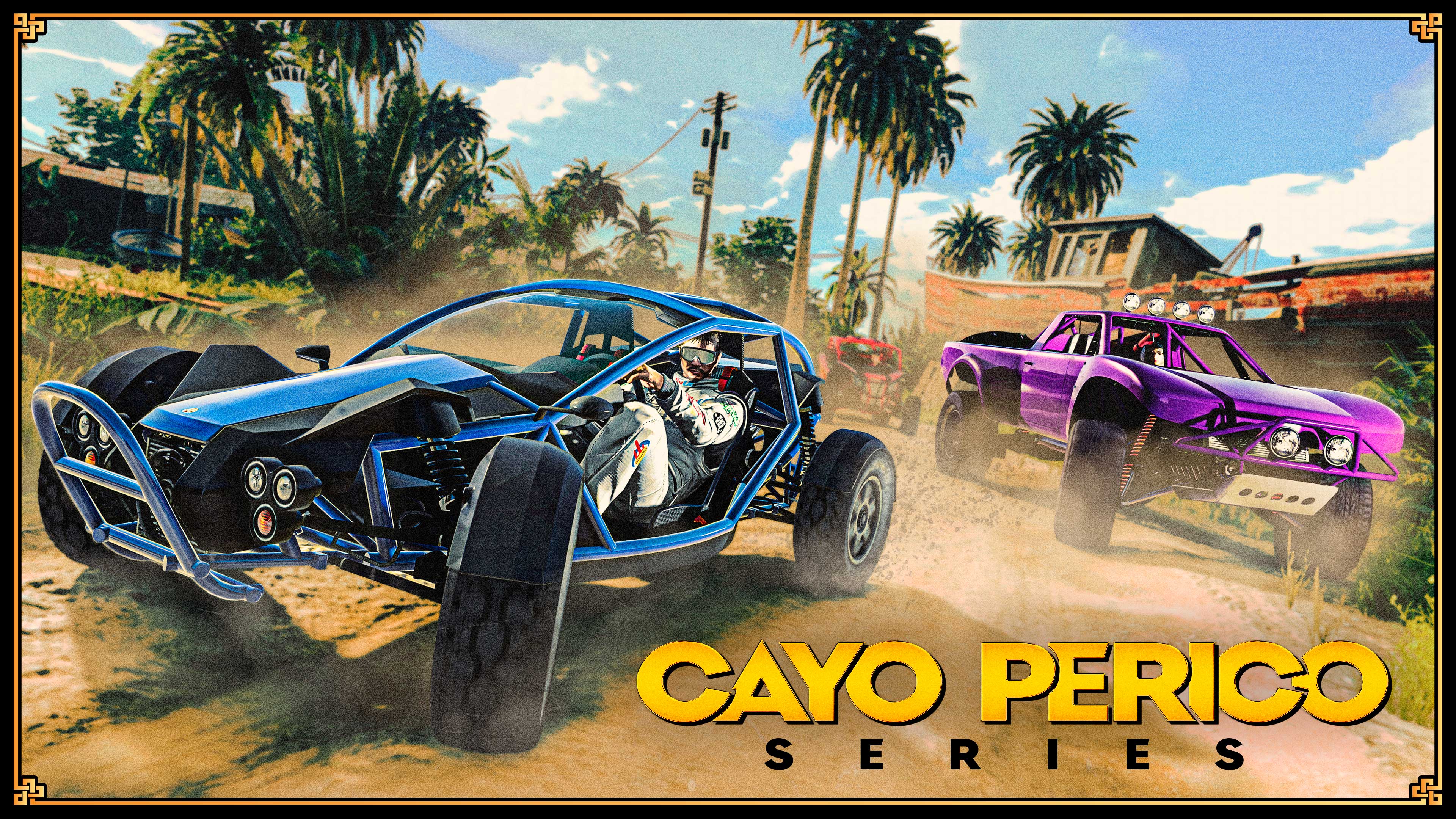 GTA Online promo art for the Cayo Perico Series