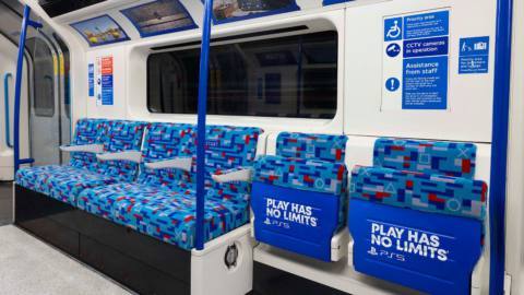 Here’s how PlayStation’s 30th anniversary London Tube carriage looks