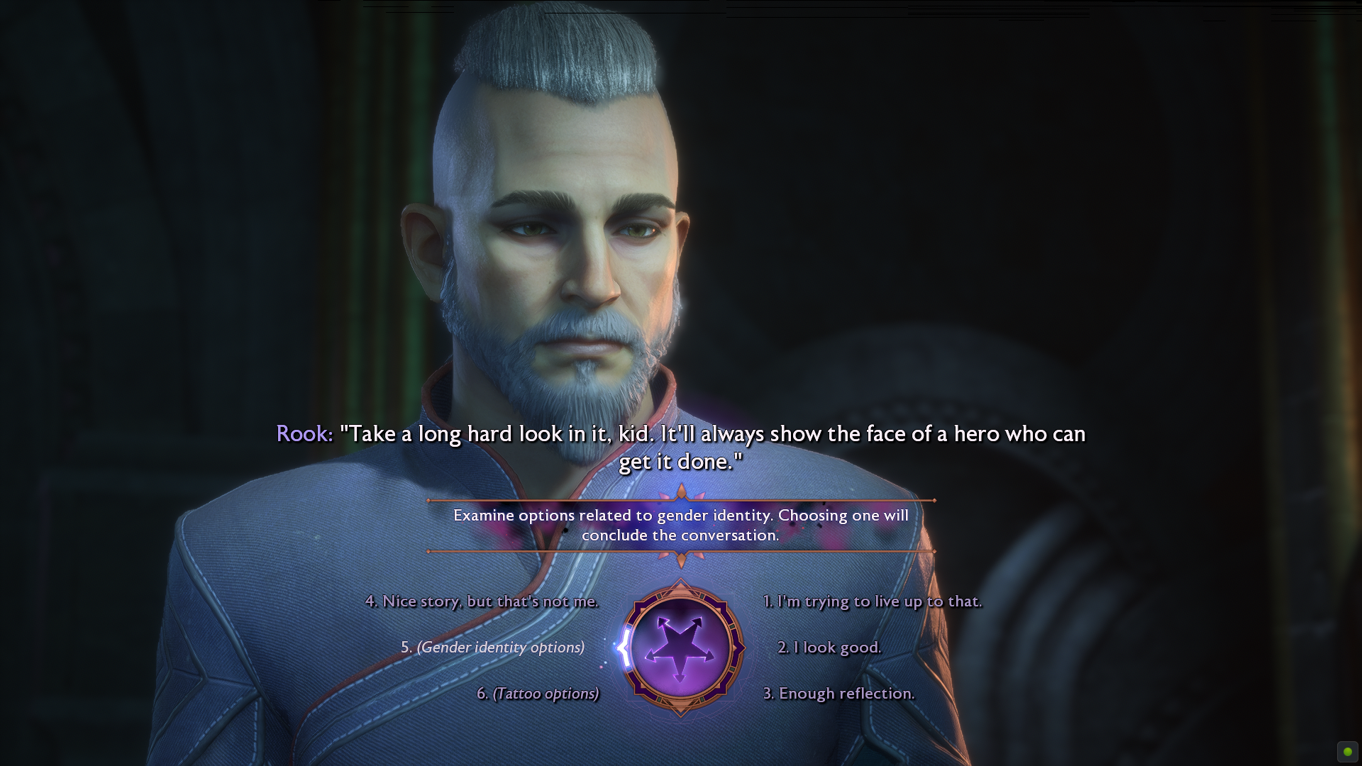 Dragon Age: The Veilguard choosing gender identity options