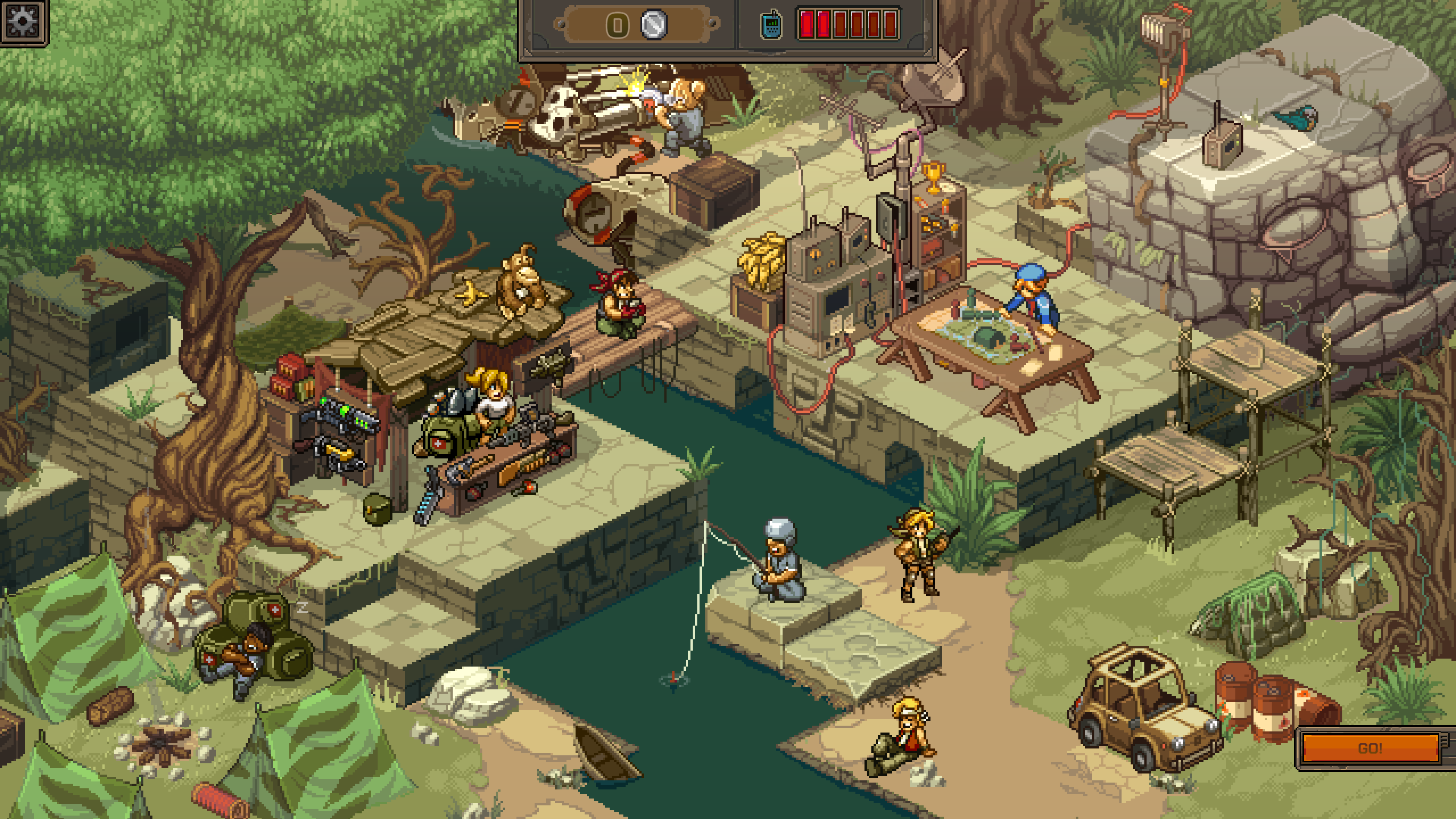 Metal Slug Tactics, isometric turn-based strategy