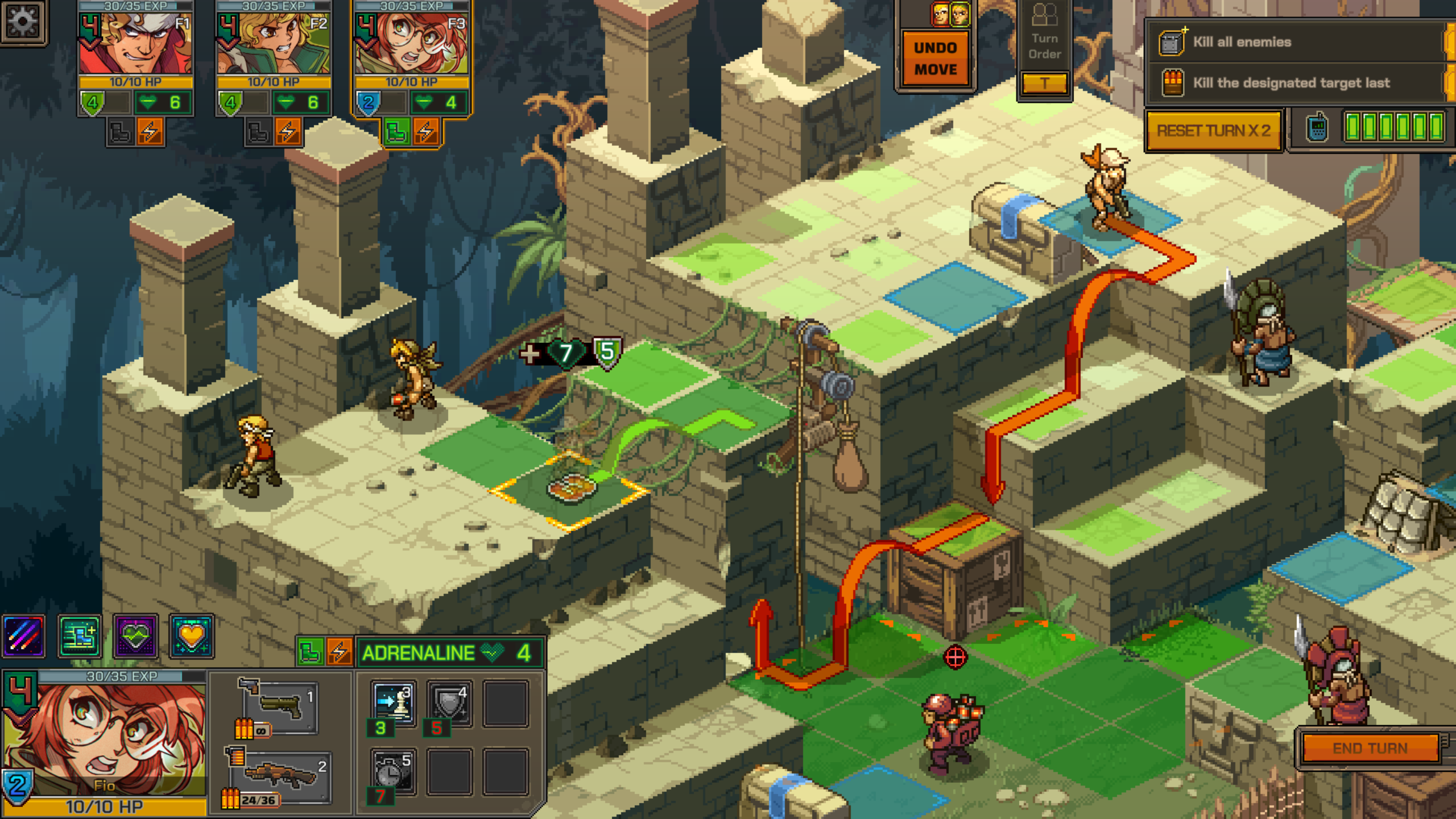 Metal Slug Tactics, isometric turn-based strategy