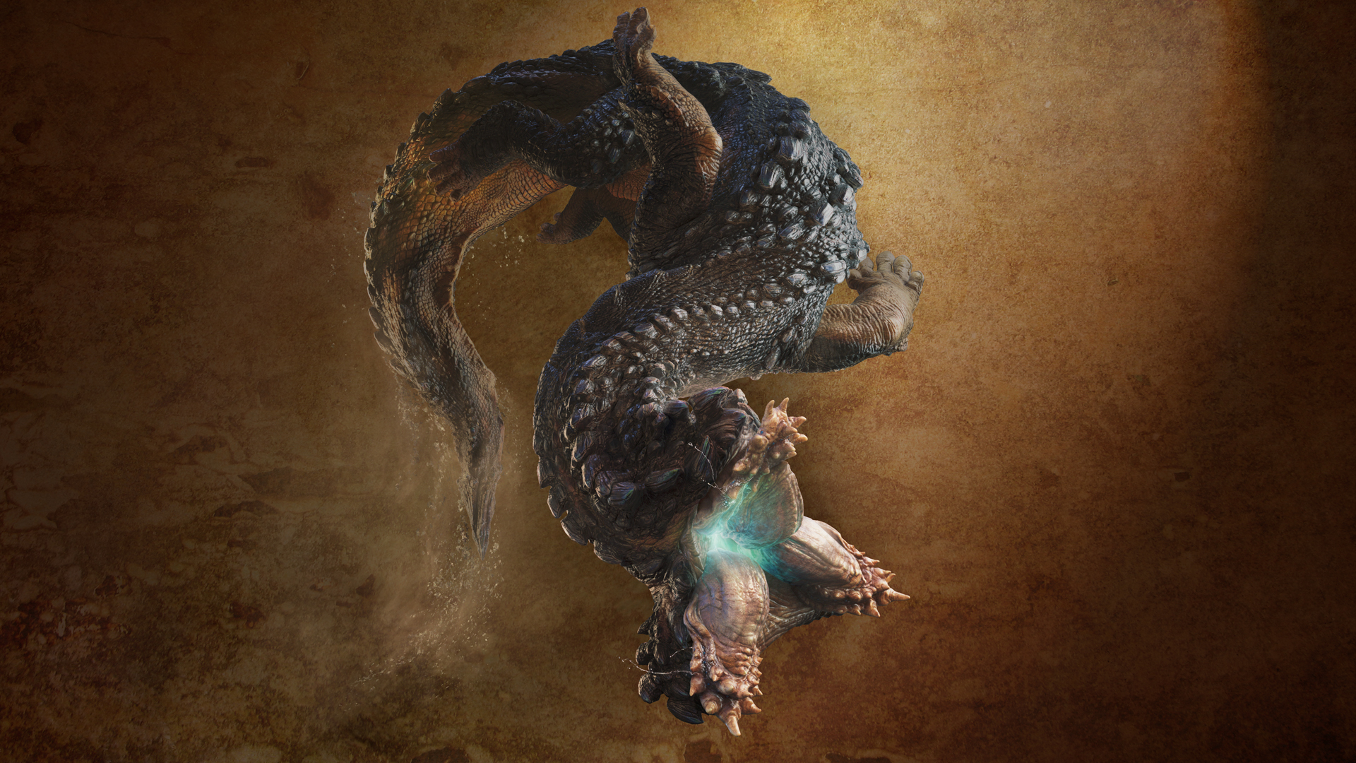 Balahara, a worm-like leviathan monster from Monster Hunter Wilds.