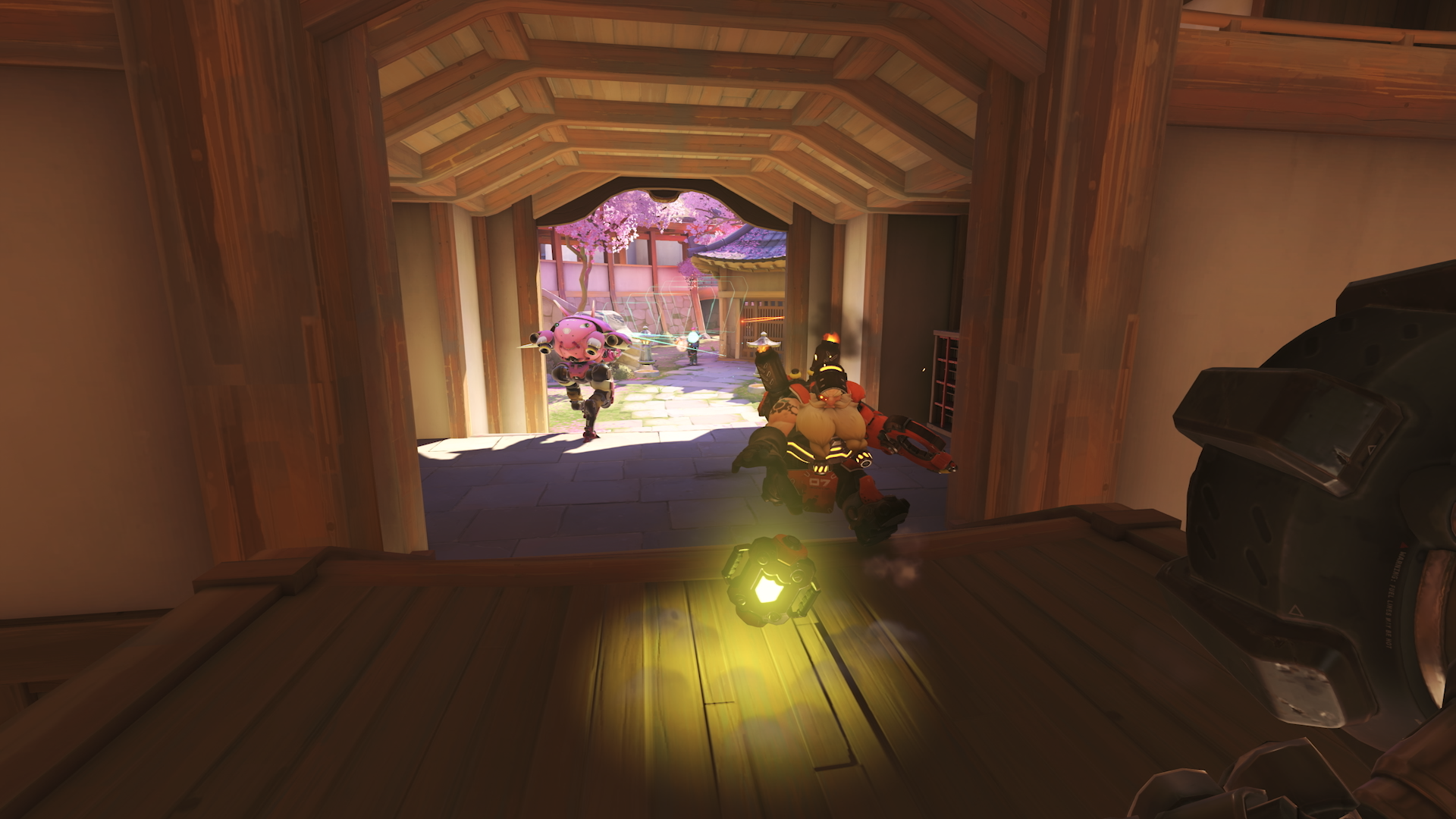 Overwatch Classic event mode screenshots featuring old heroes on old maps