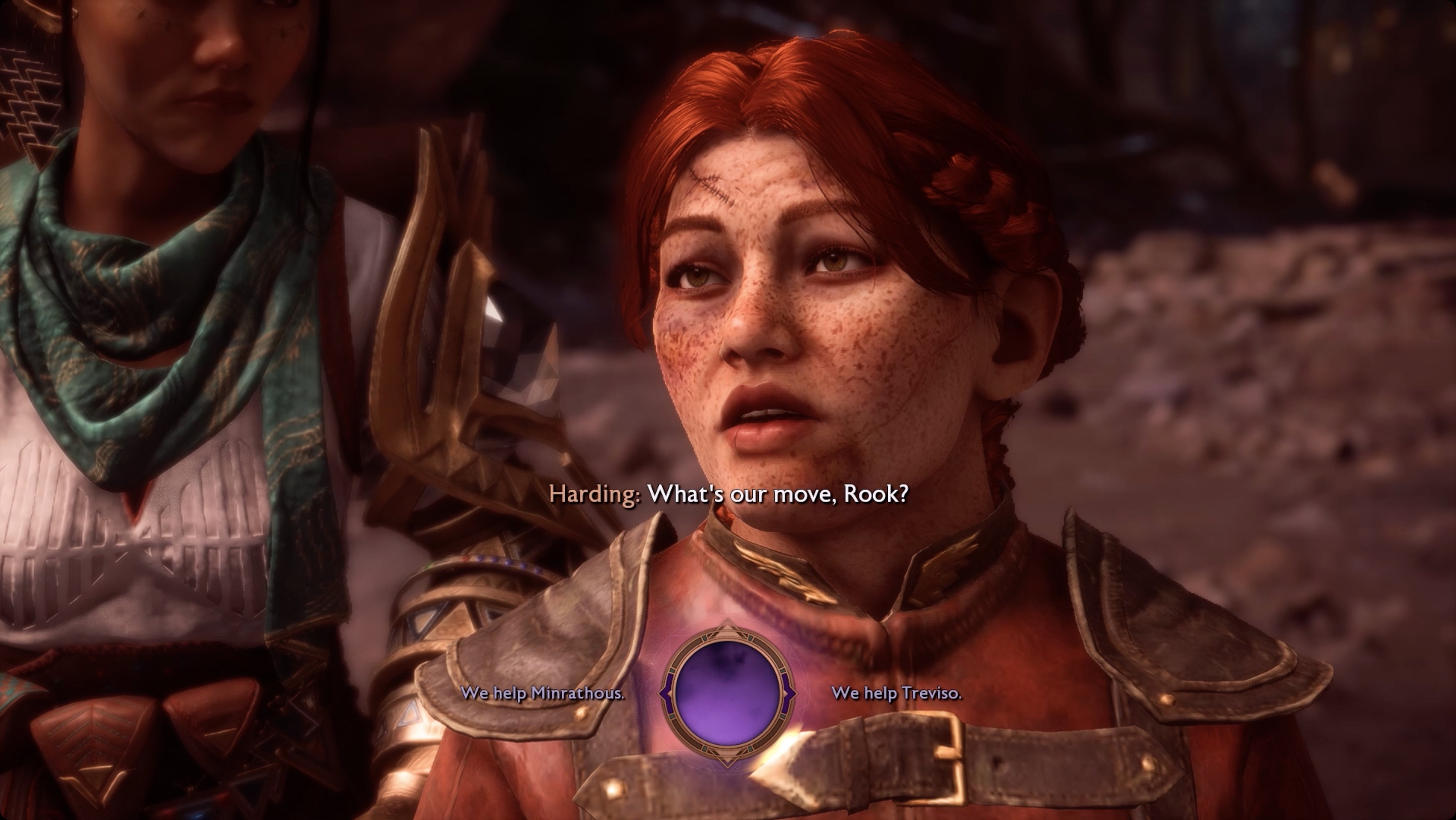 Dragon Age: The Veilguard making the choice between towns