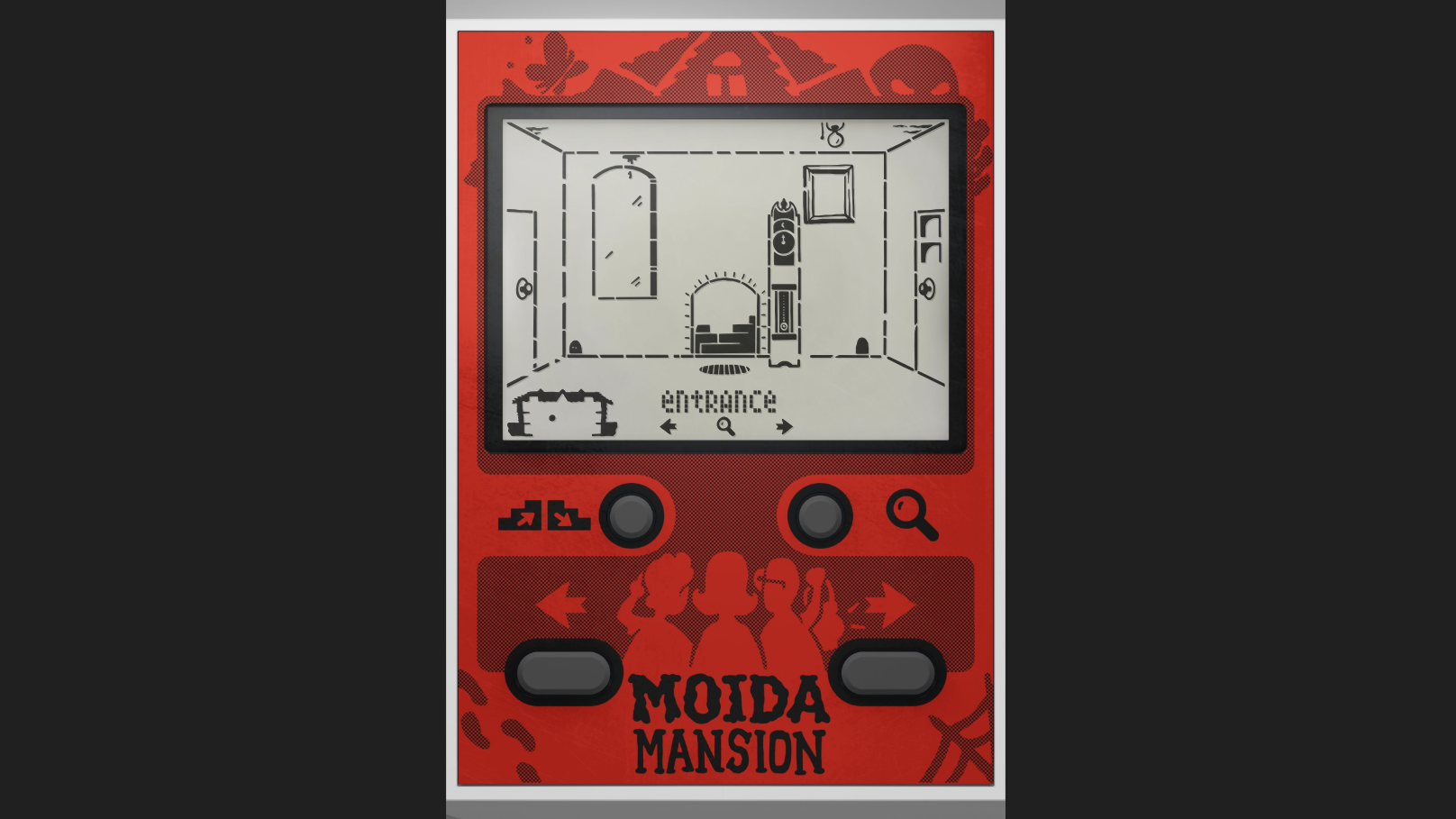 Moida Mansion LCD browser game from Lucas Pope