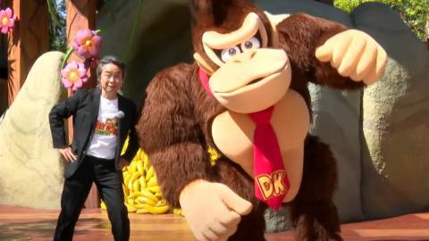 Watch Miyamoto take a tour of Super Nintendo World’s new Donkey Kong Country theme park expansion